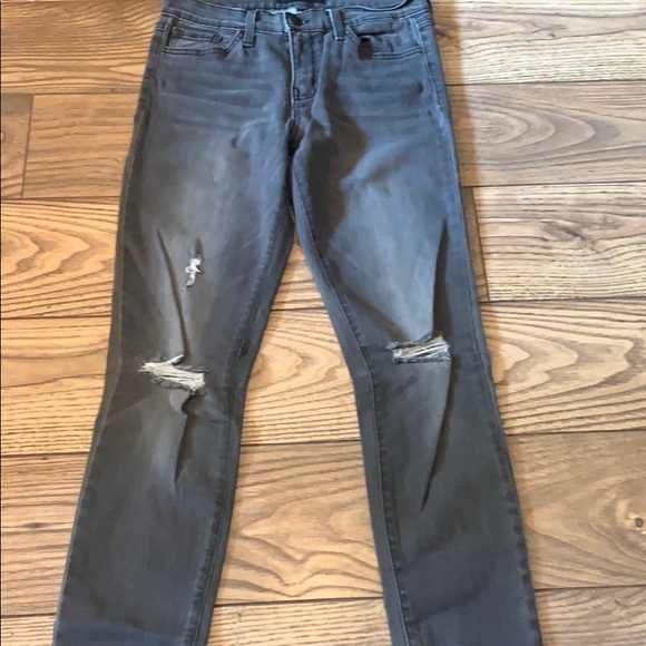 Flying Monkey Grey/Black Stretch Skinny Jeans - Picture 8 of 8